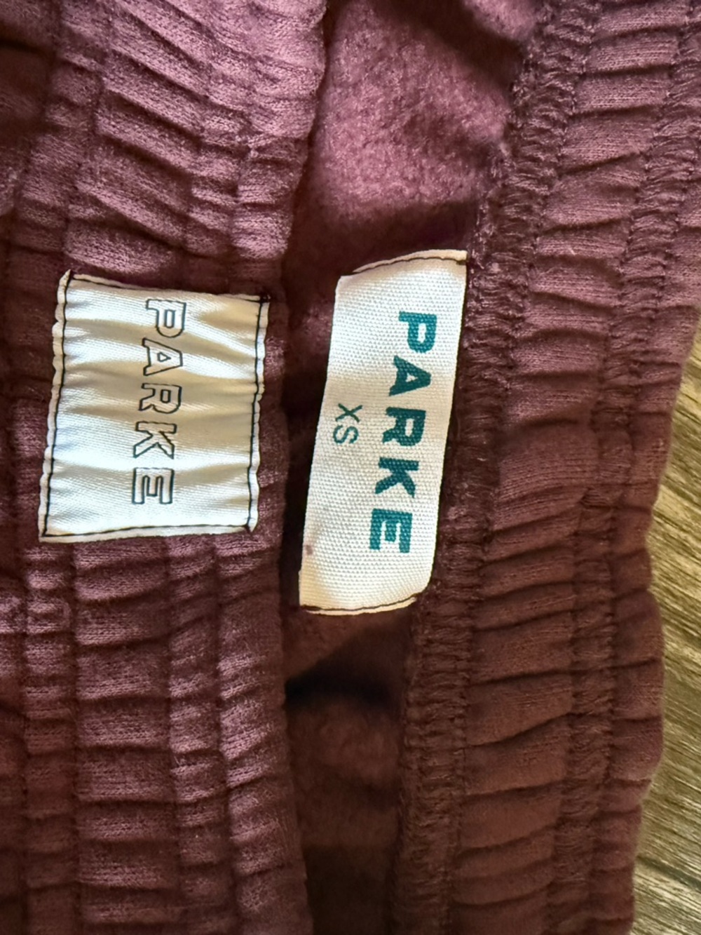 PARKE Maroon bottoms